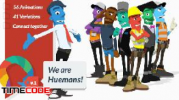 دانلود جعبه ابزار سه بعدی مخصوص افترافکت We are Huemans