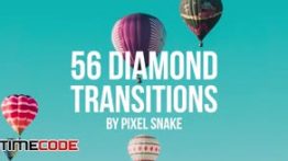 دانلود مجموعه 56 ترنزیشن آماده مخصوص پریمیر Diamond Offset Transitions