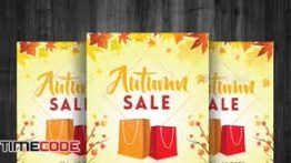 دانلود آگهی لایه باز حراج پاییزی Autumn Sale Flyer