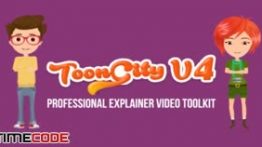 دانلود جعبه ابزار ساخت شهر کارتونی Explainer Video Toolkit | Toon City 4