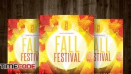 دانلود آگهی لایه باز مخصوص فروش پائیزه Fall Festival Flyer