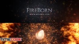 دانلود پروژه ظاهر شدن لوگو در آتش مخصوص افترافکت Fireborn Logo