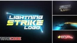 دانلود پروژه ظاهر شدن لوگو با صاعقه Lightning Strike Logo