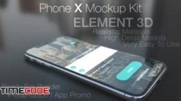 دانلود جعبه ابزار موکاپ ویدئویی آیفون ایکس Phone X Mockup Kit