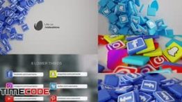 دانلود پروژه افترافکت مخصوص معرفی شبکه های اجتماعی Social Media Pack 3D