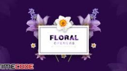 دانلود پروژه آماده افترافکت مخصوص تایتل کلیپ Floral Openers