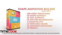 دانلود جعبه ابزار ساخت موشن گرافیک Shape Animation Builder