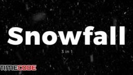 دانلود مجموعه فوتیج بارش برف Snowfall 3 in 1