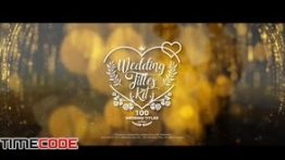 مجموعه عظیم فریم آماده مخصوص کلیپ عروس Wedding Titles Kit – 100 Titles