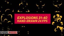 دانلود مجموعه المان کارتونی انفجار Liquid Elements Explosions 31-40