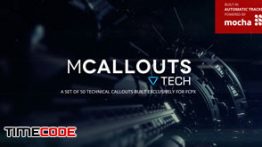 دانلود پلاگین فاینال کات پرو مخصوص اینفوگرافی صنعتی mCallouts Tech Plugin for Final Cut Pro X