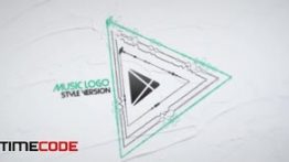 دانلود پروژه افترافکت مخصوص نمایش لوگو + موسیقی Music Logo