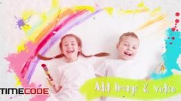 دانلود پروژه آماده افترافکت : آلبوم عکس کودک Happy Kids Gallery Slideshow