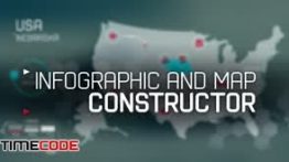 دانلود جعبه ابزار اینفوگرافی روی نقشه infographic and map constructor