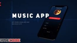 دانلود پروژه آماده افترافکت : تبلیغ اپلیکیشن Music App Promo Presentation