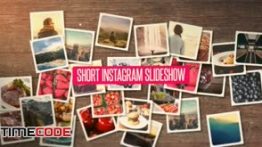 پروژه آماده افترافکت مخصوص آلبوم عکس اینستاگرام Short Instagram Slideshow