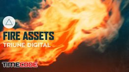 دانلود مجموعه فوتیج آتش مخصوص جلوه های ویژه Triune Digital: Fire Assets