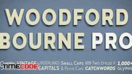 دانلود مجموعه فونت انگلیسی Woodford Bourne PRO Font Family