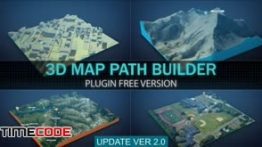 دانلود پروژه آماده افترافکت : ساخت نقشه سه بعدی 3D Map Path Builder