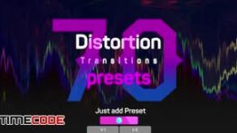 دانلود مجموعه 70 پریست آماده پریمیر Distortion Transitions Presets 2