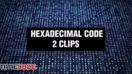 دانلود بک گراند موشن گرافیک : صفر و یک Hexadecimal Code Backgrounds