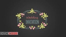 دانلود مجموعه تایتل دسته گل مخصوص افترافکت Floral Frame for Wedding Day