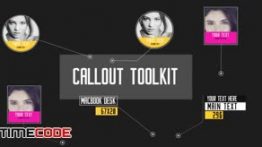 دانلود پروژه آماده افترافکت : بسته اینفوگرافی Callout Title Toolkit