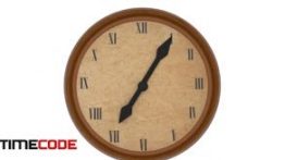 دانلود استوک فوتیج : ساعت Clock Showing Time Passing
