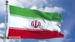 دانلود استوک فوتیج : پرچم سه بعدی ایران Iran Flag Animation