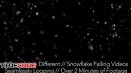 دانلود استوک فوتیج : مجموعه بارش برف آلفا Snow Falling