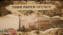 دانلود پروژه آماده پریمیر : پاره شدن کاغذ + موسیقی Torn Paper Opener