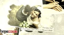 دانلود پروژه آماده افترافکت : عروسی Vintage Wedding Slideshow