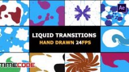 دانلود پروژه آماده افترافکت : ترنزیشن آماده 2D FX Liquid Transitions
