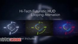 دانلود فوتیج موشن گرافیک : دایره هدف Circular Hi-tech HUD Icons Pack