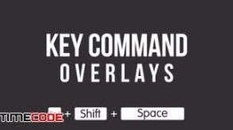 دانلود پروژه آماده پریمیر : نمایش کلید های میان بر Key Command Overlays For Tutorials