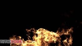 دانلود فوتیج موشن گرافیک : حرکت آهسته آتش Slow Motion Fire