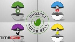 دانلود پروژه آماده افترافکت : لوگو انیمیشن Super Ball Logo