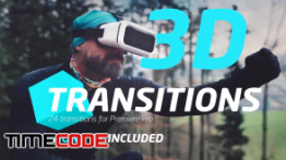 دانلود پروژه آماده پریمیر : ترنزیشن سه بعدی 3D Transitions