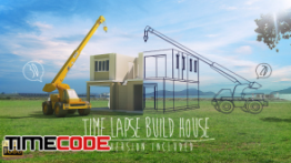 دانلود فوتیج موشن گرافیک :  تایم لپس ساخت خانه Time Lapse Build House