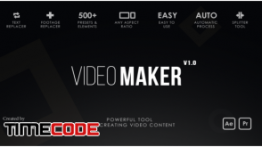 دانلود بسته دستیار تدوین مخصوص افترافکت + کرک Video Maker