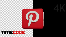 دانلود فوتیج آماده موشن گرافیک : لوگو سه بعدی شبکه های اجتماعی Social Media 3D Logo