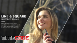 دانلود پروژه آماده افترافکت : تبلیغاتی Line & Square – Corporate Promo