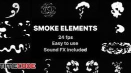 دانلود مجموعه المان موشن گرافیک دود 2D FX Smoke Elements
