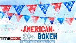 دانلود فوتیج موشن گرافیک : مجموعه بوکه American Bokeh Background Pack