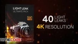 دانلود مجموعه فوتیج های نوری Light Leaks 4K Ultimate Pack