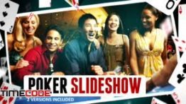 دانلود پروژه آماده افترافکت : اسلایدشو پوکر Poker Gambling Cards Slideshow