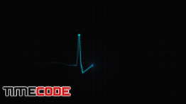 دانلود فوتیج موشن گرافیک : مانیتور ضربان قلب Loopable Electrocardiogram