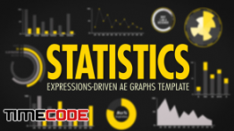 دانلود پروژه آماده افترافکت : نمودار و چارت Statistics