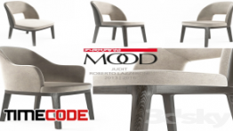 دانلود مدل آماده سه بعدی : صندلی Chairs Judit Flexform