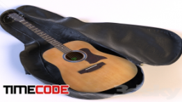 دانلود مدل آماده سه بعدی : گیتار Guitar HOHNER and ROCKBAG